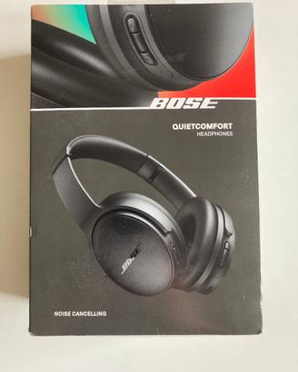 Bose QC headphones cuffie wireless nere