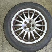4 cerchi lega e gomme invernali per alfa romeo 147