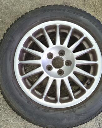 4 cerchi lega e gomme invernali per alfa romeo 147