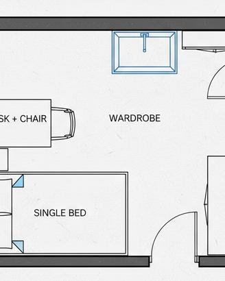 Stanza singola san giovanni no spese