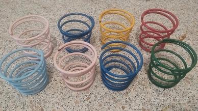 Set portabicchieri a molla