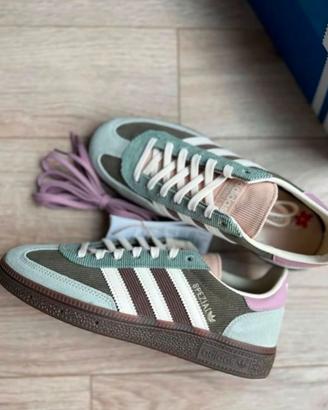 Adidas Handball Spezial Bianco, marrone, verde 39