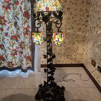 Rara Lampada Stile Tiffany e Vetro di Murano