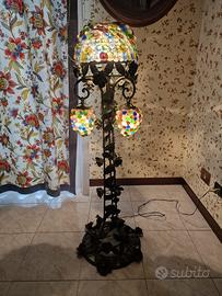 Rara Lampada Stile Tiffany e Vetro di Murano