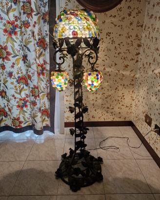Rara Lampada Stile Tiffany e Vetro di Murano