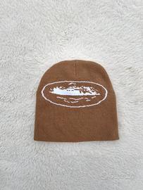 Courteiz Beanie Marrone 🧶 Ricamo Frontale – 