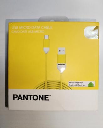 CAVO USB PANTONE NEW, HUAWEI, SAMSUNG, LG, ASUS...