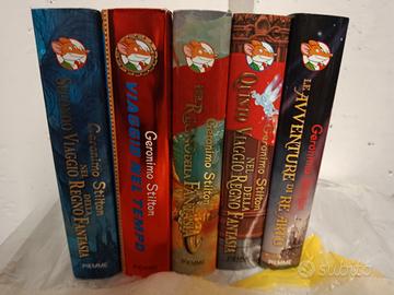 Lotto 5 Libri Geronimo Stilton 