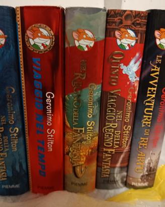 Lotto 5 Libri Geronimo Stilton 