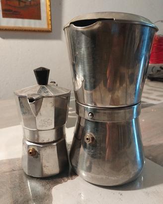 2 caffettiere. 1 da 6/8. 1 da2/3