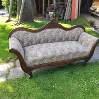 Divano antico stile Luigi Filippo Ottocento