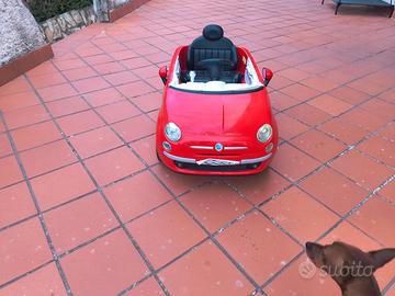 Macchina elettrica 12v per bambini Fiat 500