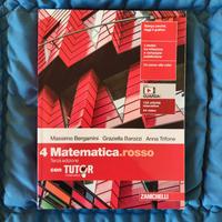 Libro scuola Matematica rosso Zanichelli
