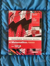 Libro scuola Matematica rosso Zanichelli