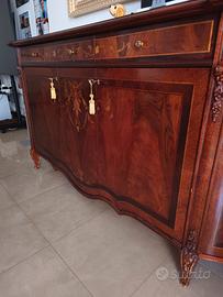 Madia in legno massiccio stile classico 