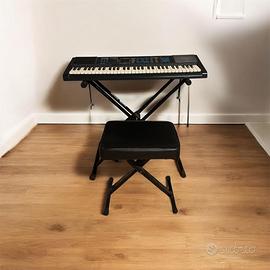 Tastiera Bontempi System 5 con supporto e panca