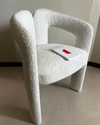 Poltroncina Dudet Cassina Bouclé Bianco