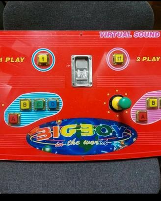 postazione cabinato arcade  big boy 