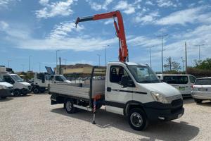 IVECO DAILY 50C17 CASSONATO E GRU FASSI
