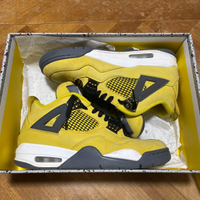 Air Jordan 4 Giallo Nuove Scarpe da Uomo Taglia 42