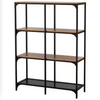 Scaffali IKEA FJÄLLBO – stile industriale vintage