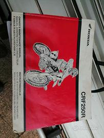 Libretto officina Honda CRF 250