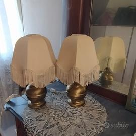 coppia lampade da tavolo vintage 