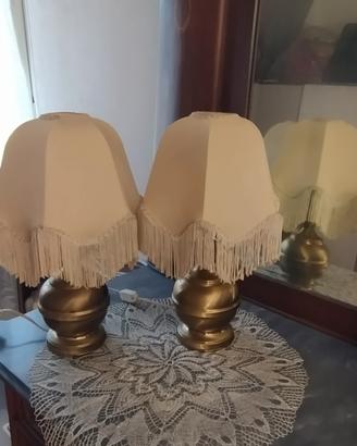 coppia lampade da tavolo vintage 
