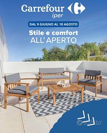 Set da giardino nuovo