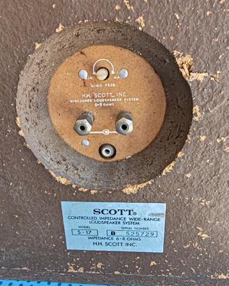 casse Scott s17 più amplificatore luxman 