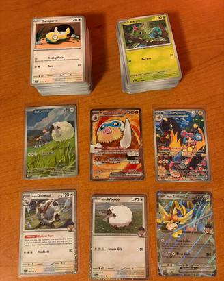 Lotto 186 carte Pokémon Journey Together inglese