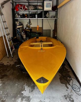 Barca a vela Schöchl 4.1m vetroresina + Motore 4CV