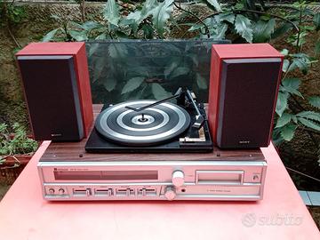 Giradischi Stereo -con Radio FM e Stereo 8