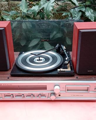 Giradischi Stereo -con Radio FM e Stereo 8