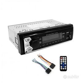 AUTORADIO BLUETOOTH 1DIN CON FRONTALINO ESTRAIBILE