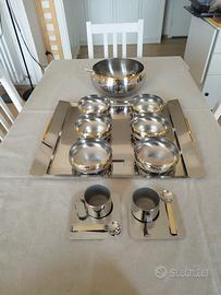 Set ZEPTER Acciaio Inox 18/10 e Oro 
