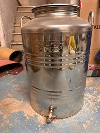 Contenitore fusto inox