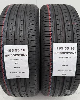 2 gomme 195 55 16 bridgestone a1557
