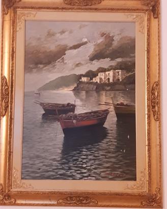 Vittorio Colucci dipinto olio su tela