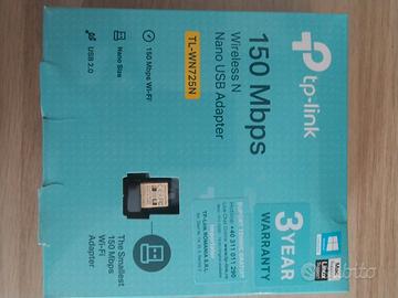 chiavetta USB wifi 150 mbps tplink TL-WN725N ver 3