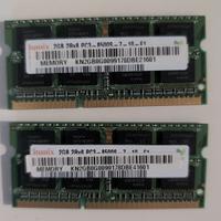RAM 4gb ddr3 sodimm 2x2 1066mhz