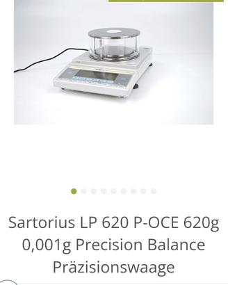 Bilancia di precisione Sartorius LP620P
