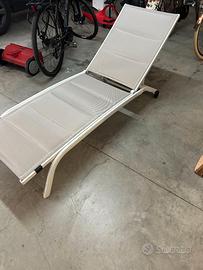 Lettino solare piscina Bizzotto Taylor con ruote