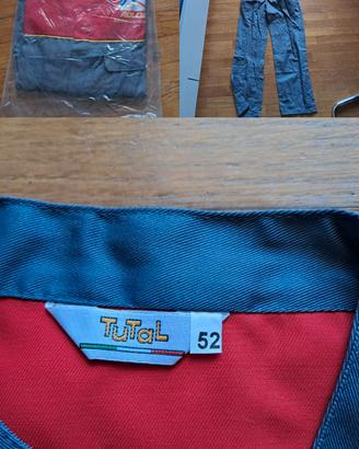 Tuta da lavoro uomo taglia 52 nuova 