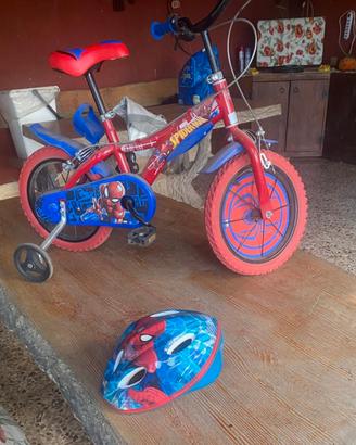 Bici spiderman bambino