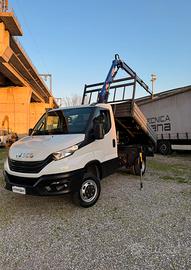 Iveco daily 35 2023 gru e ribaltabile 3.0 diesel