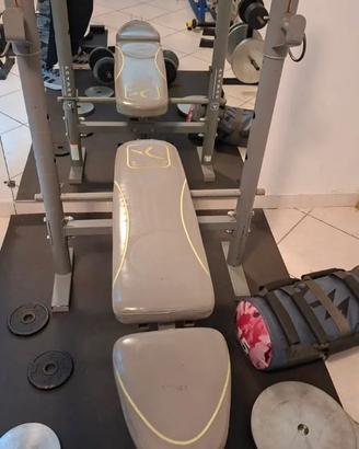 Panca reclinabile domyos gym Palestra