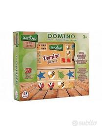 Domino in LEGNO per bambini NUOVO