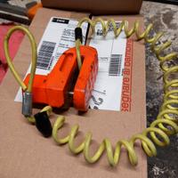 catena con lucchetto  blocca disco