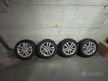 Cerchi e gomme volkswagen da 16 pollici